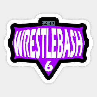 FBW WrestleBash 6 Logo Sticker